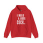 I Need A Huge Cocktail Hooded Sweatshirt The Devil's Pickle