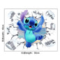 StarCraft Baby Stitch Wall Sticker Self Adhesive Picture Back Adhesive Cartoon Sticker Bedroom Dormitory Bedhead Wall Wallpaper
