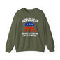 Republican Because Not Everyone Can Be On Welfare Crewneck Sweatshirt The Devil's Pickle