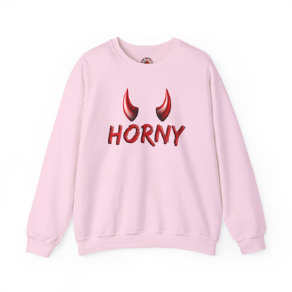 Horny Crewneck Sweatshirt The Devil's Pickle
