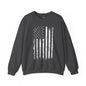American Grunge Flag Crewneck Sweatshirt The Devil's Pickle