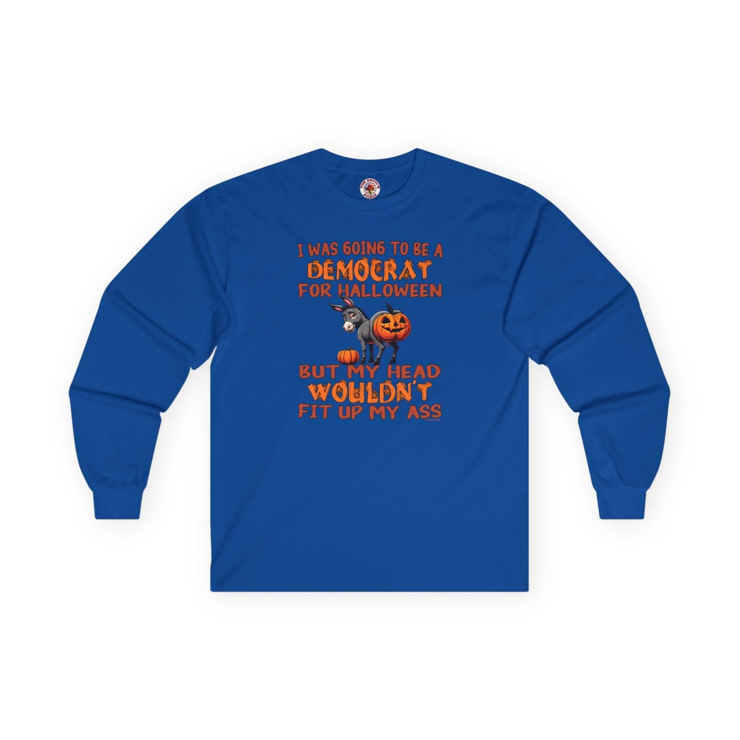 Democrat for Halloween Long Sleeve Tee The Devil's Pickle