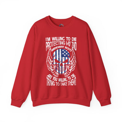 Protecting My 2nd Amendment Rights Crewneck Sweatshirt