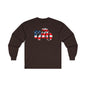 1776 American Flag Long Sleeve Tee The Devil's Pickle