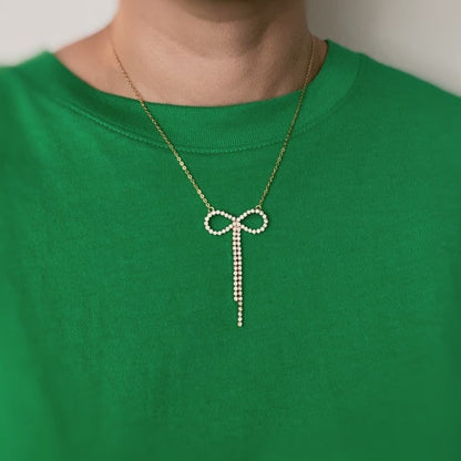 Adorable Shine Bow Necklace Shop Style & More | Fresh Looks, Everyday Deals & Free Shipping