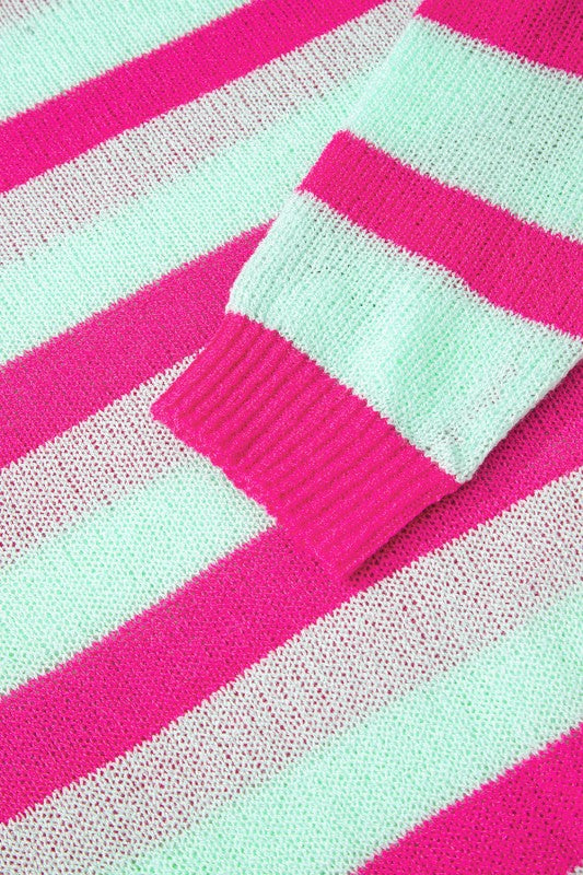 Stripe Round Neck Sweater Shop Style & More | Fresh Looks, Everyday Deals & Free Shipping