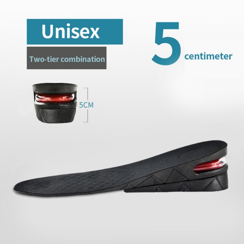 [Height Boost Insole] Adjustable Height Increase Insole | 3-9cm Invisible Shoe Heel Insert, Taller Support Absorbant Foot Pad Cushion NovaCart