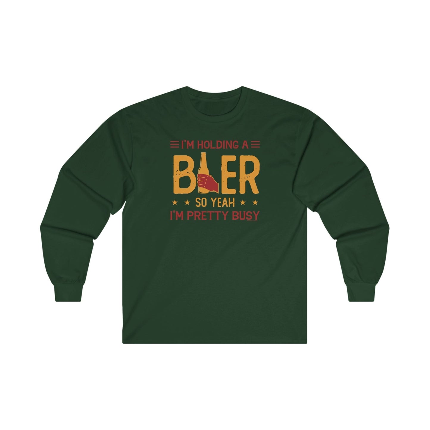 I'm Holding A Beer Long Sleeve Tee The Devil's Pickle