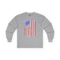 Tattered American Flag  Long Sleeve Tee The Devil's Pickle