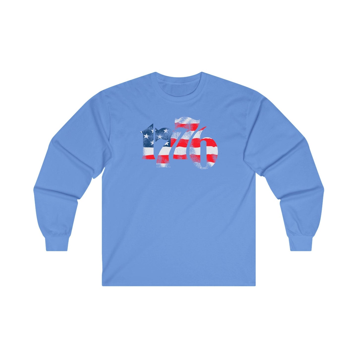 1776 American Flag Long Sleeve Tee The Devil's Pickle