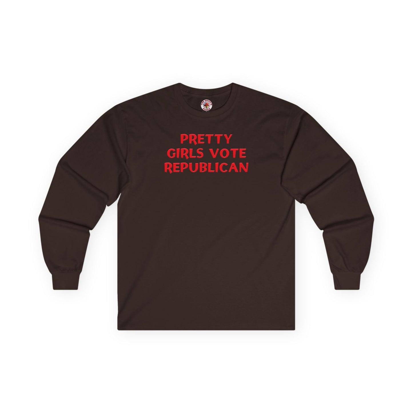 Pretty Girls Vote Republican Long Sleeve Tee The Devil's Pickle