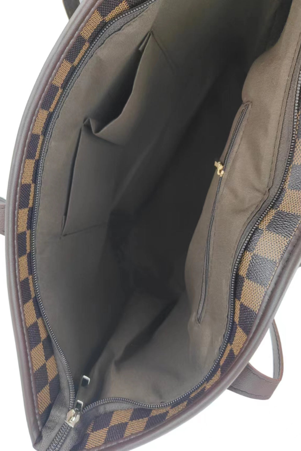 Checkered PVC Two-Piece Bag Set New Era Fashion LLc