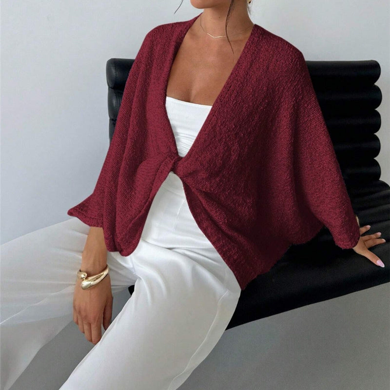 Women’s Criss Cross Knit Sweater FitiqueFit