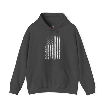American Grunge Flag Hooded Sweatshirt The Devil's Pickle