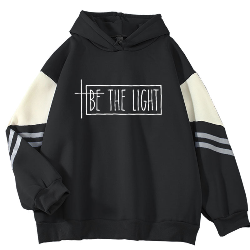 Women's Long-sleeved Casual Plus Size Loose Top Trendy Hit Color Hoodie See size chart under “more details” The Fashion Celestial