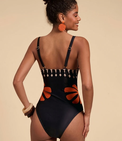 Women's 2-Piece Swimsuit Set – Sleeveless Top & Wide-Leg Pants FitiqueFit
