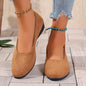 Elegant Black Comfort  Style Slip On Loafers