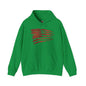 Red American Flag Hooded Sweatshirt The Devil's Pickle