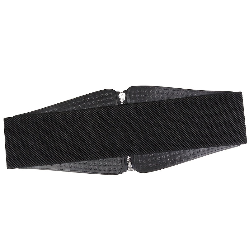Wide Elastic Studded Belt Female Waist Gothic Plus Size Stretch Girdle Ladies Long Belts For Women Corset Waistband NovaCart