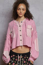 POL Raw Hem Cropped Hooded Jacket West2East Surf