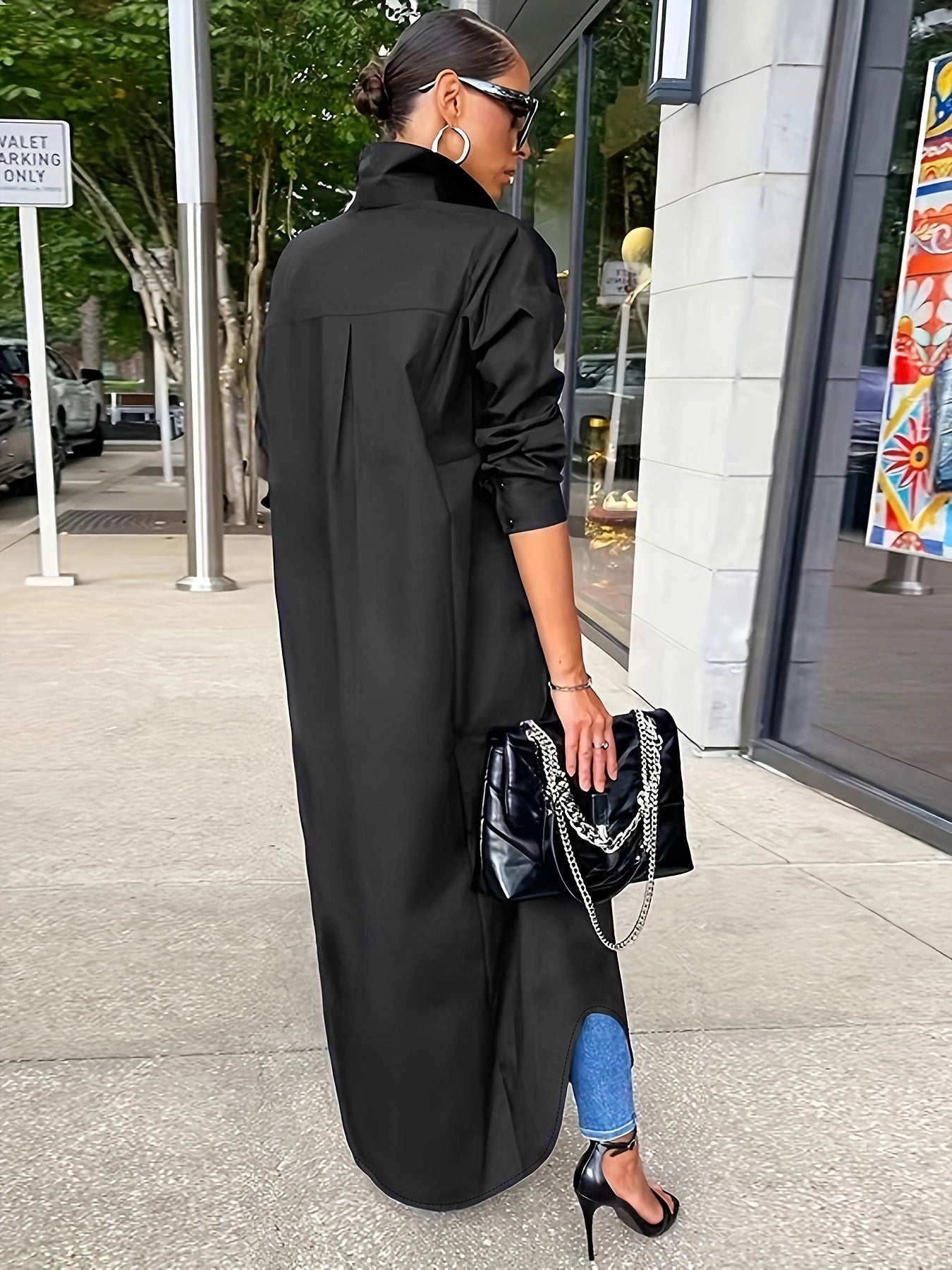Long-sleeved Casual Shirts And Dresses With Multiple Wear Methods. Grayceful LLC