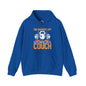 The Hardest Lift Of All Is Getting Off The Couch Hooded Sweatshirt The Devil's Pickle
