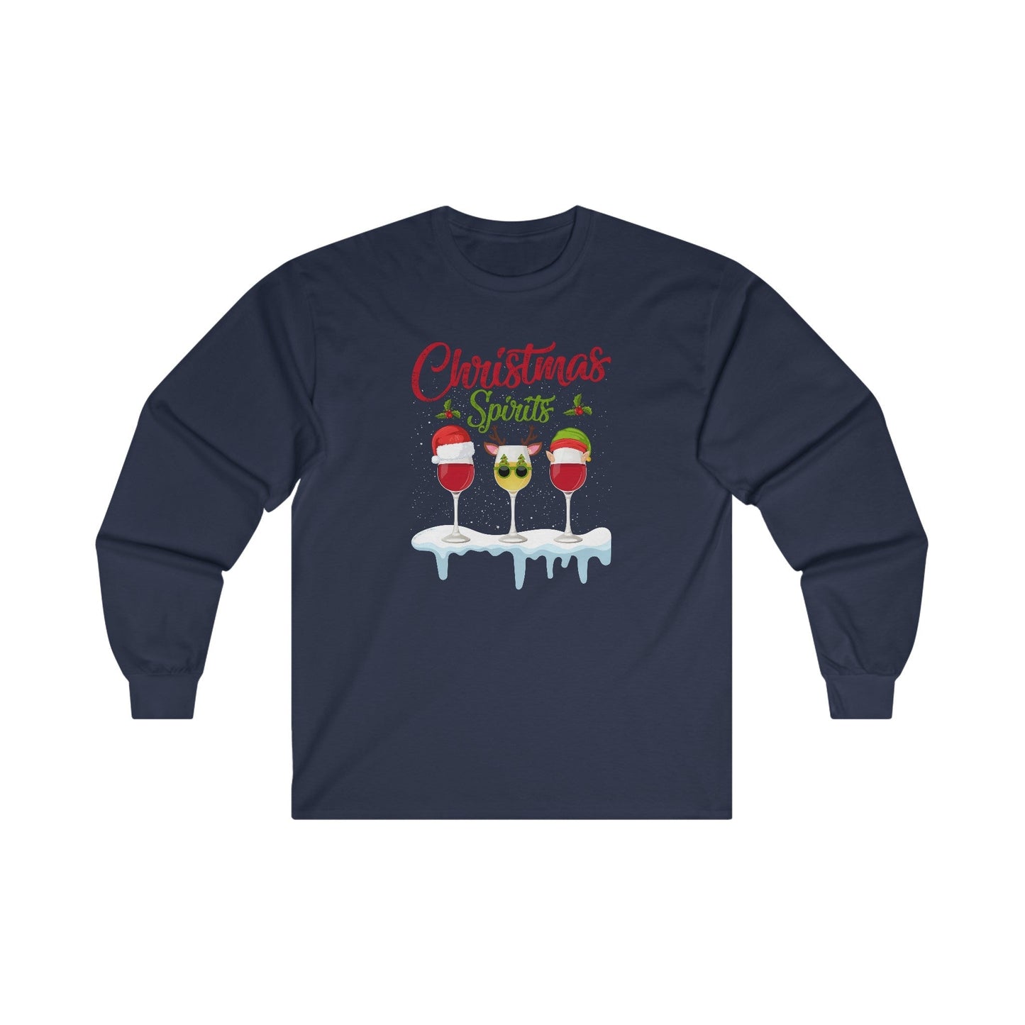 Christmas Spirits Long Sleeve Tee The Devil's Pickle