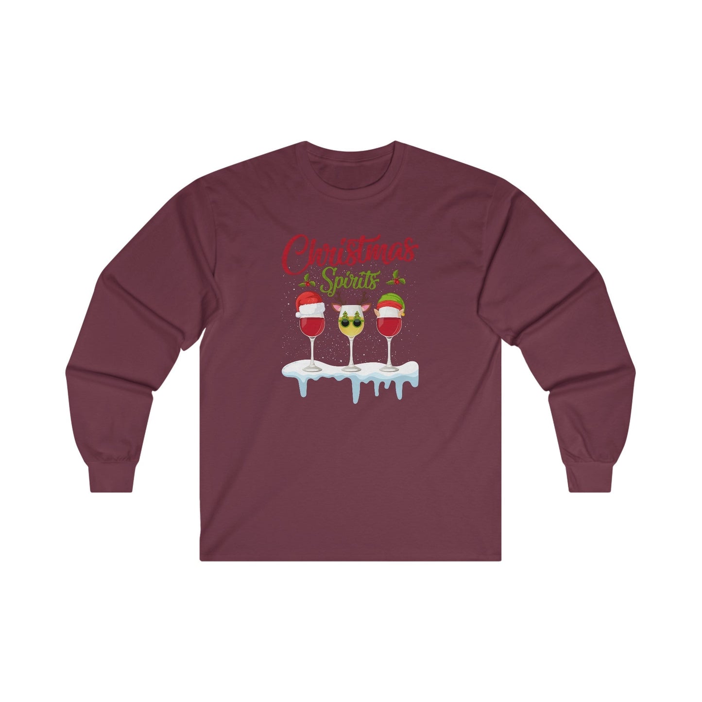 Christmas Spirits Long Sleeve Tee The Devil's Pickle