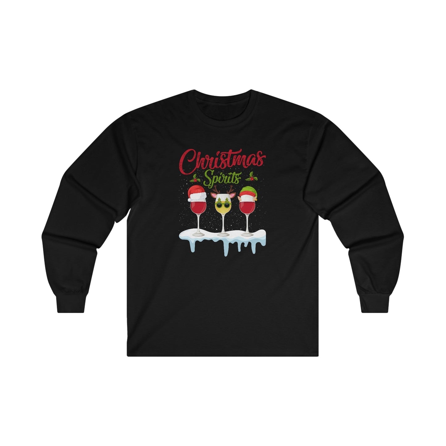 Christmas Spirits Long Sleeve Tee The Devil's Pickle