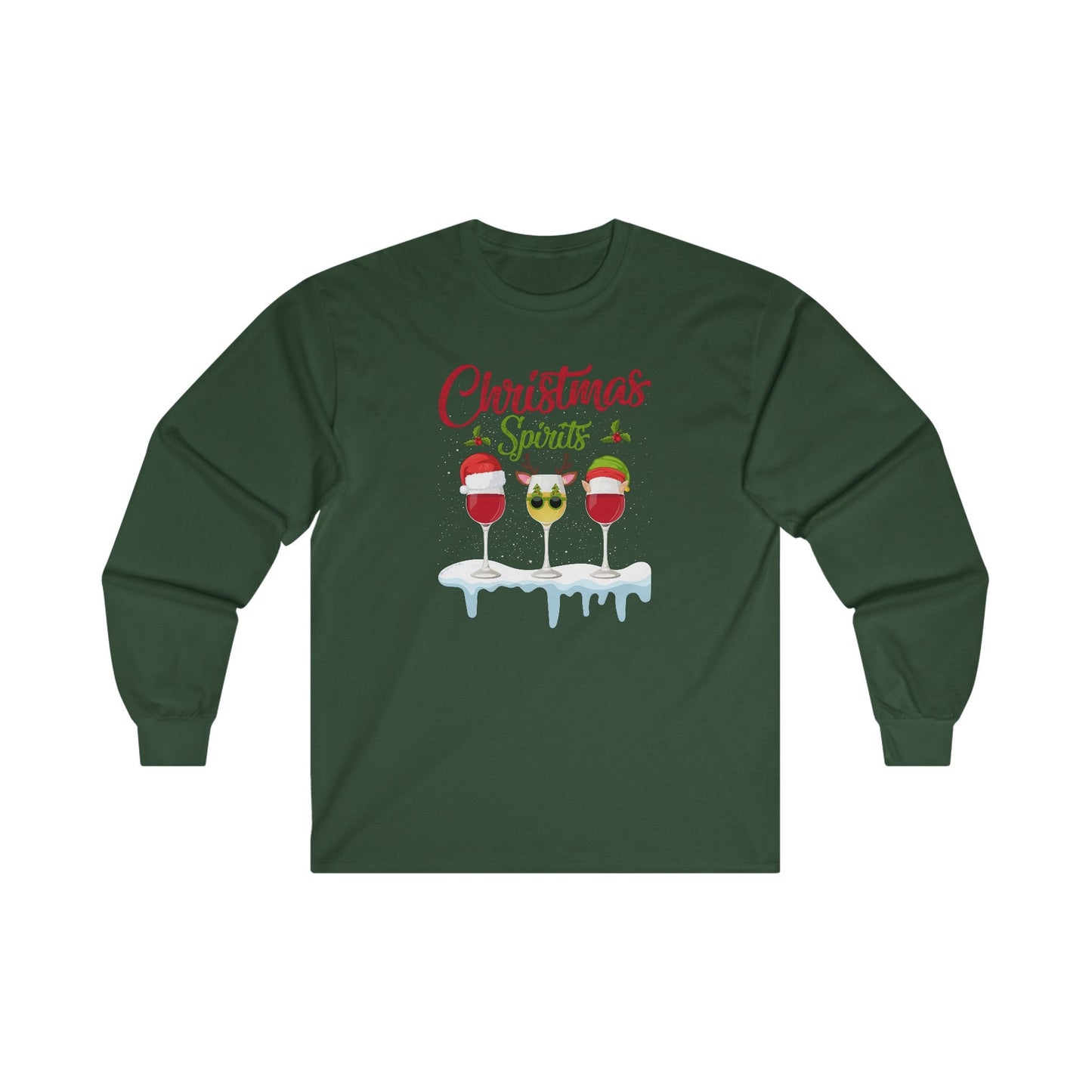 Christmas Spirits Long Sleeve Tee The Devil's Pickle