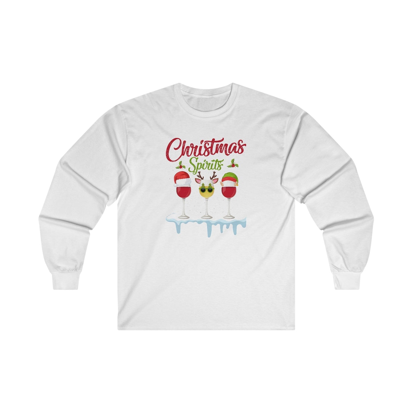 Christmas Spirits Long Sleeve Tee The Devil's Pickle