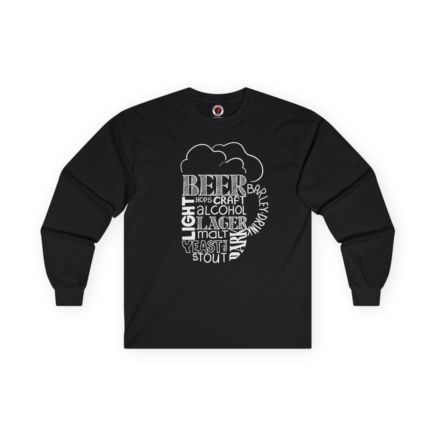 Beer Mug Of Words Long Sleeve Tee The Devil's Pickle