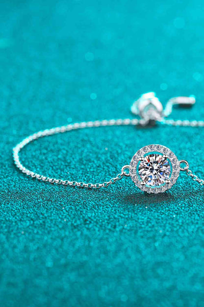 Adored All For Fun 1 Carat Moissanite Bracelet – Elegant 925 Sterling Silver Design See size chart under “more details” The Fashion Celestial