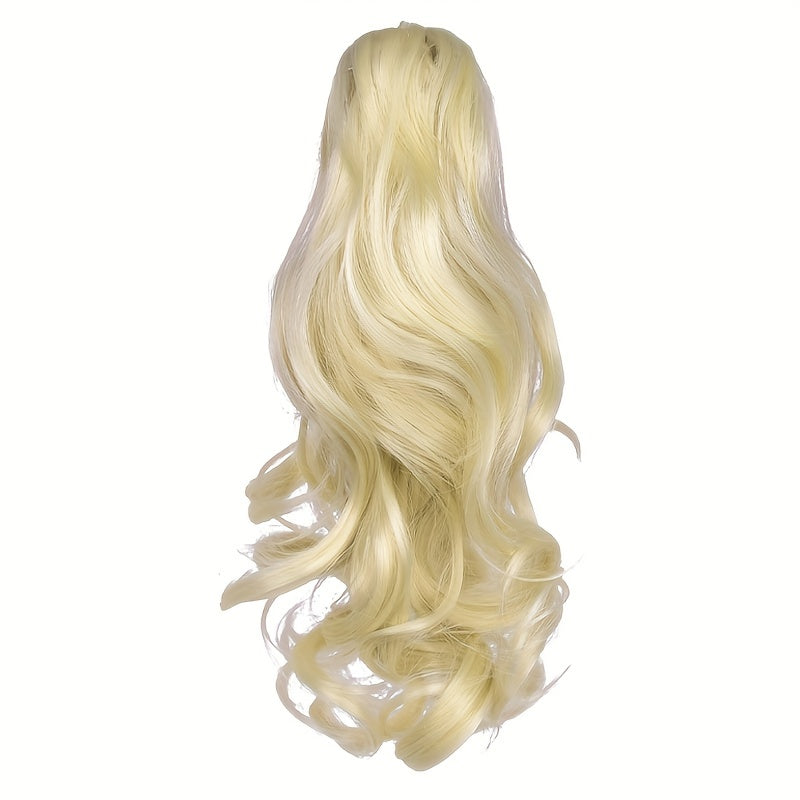 Claw Clip In Body Wave Hair Extensions Long Curly Wavy Ponytail Hair Extensions Synthetic Hair Pieces for Women Girls, Quick Hairstyle, Clip In Hair, Fashionable Wig, Loose Wave, Durable Clipins, Highquality Extensions, Wavy NovaCart