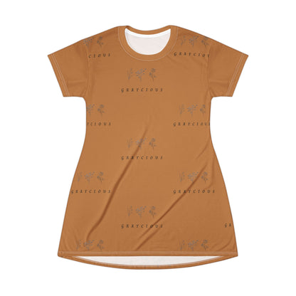 T-Shirt Dress (AOP) Grayceful LLC