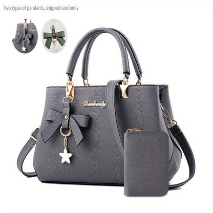 [Elegant Crossbody Handbag] Trendy Elegant Women's Crossbody Handbag | Fashionable Solid Color Design with Adjustable Strap, Zipper Closure & Coin Purse NovaCart