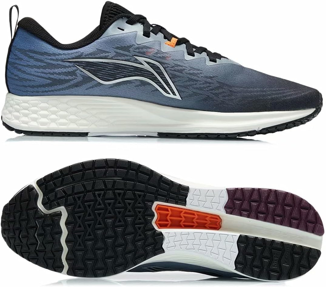 Basic Racing Running Shoes Men Running Shoes Light Weight Breathable Sport Shoes Blue ARMR003-6H US 9