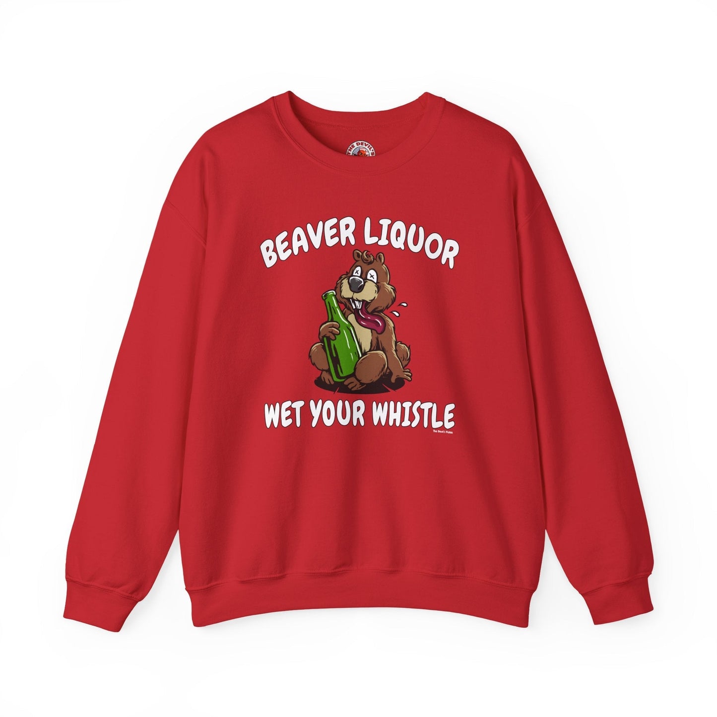 Beaver Liquor Crewneck Sweatshirt The Devil's Pickle