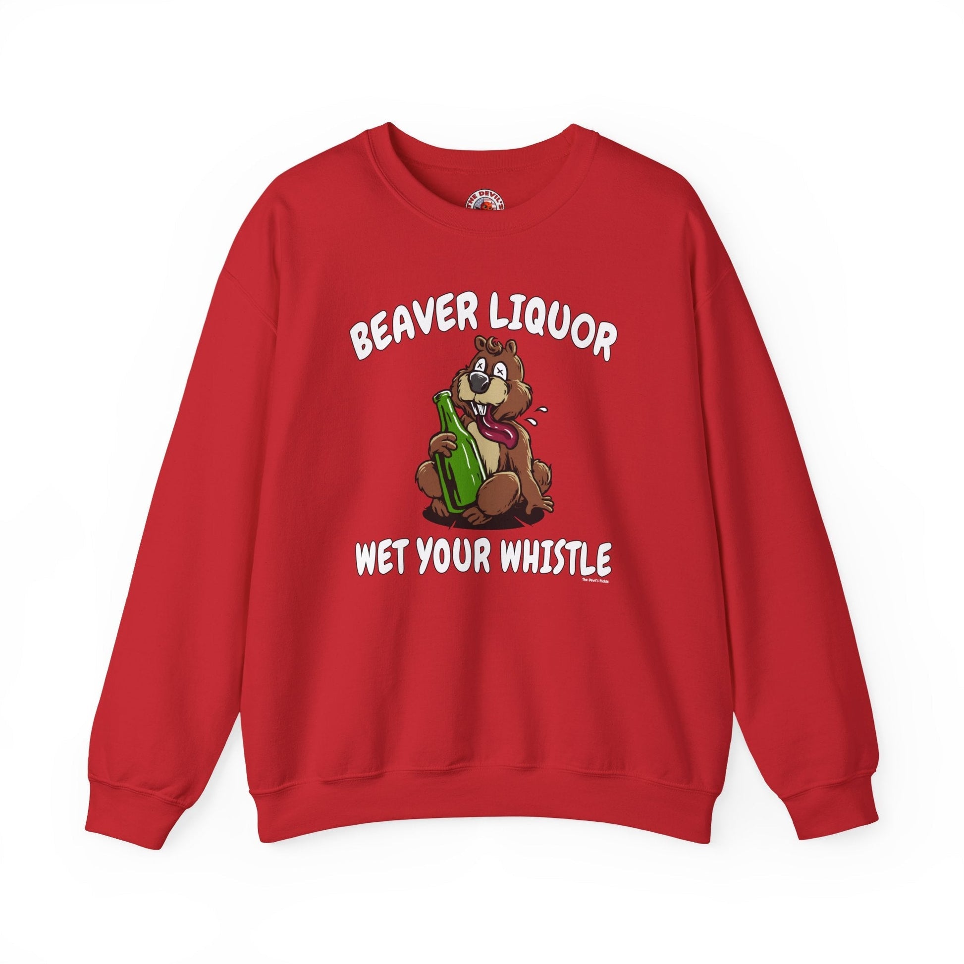 Beaver Liquor Crewneck Sweatshirt The Devil's Pickle