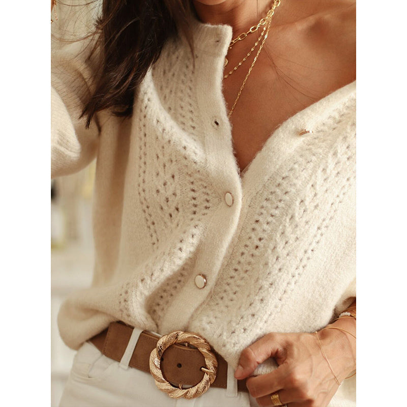 Women’s button down cardigan sweater FitiqueFit