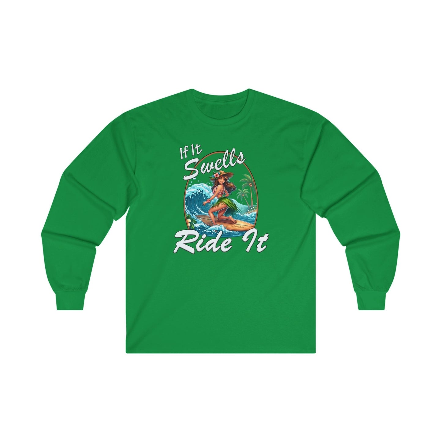 If It Swells Ride It Long Sleeve Tee The Devil's Pickle