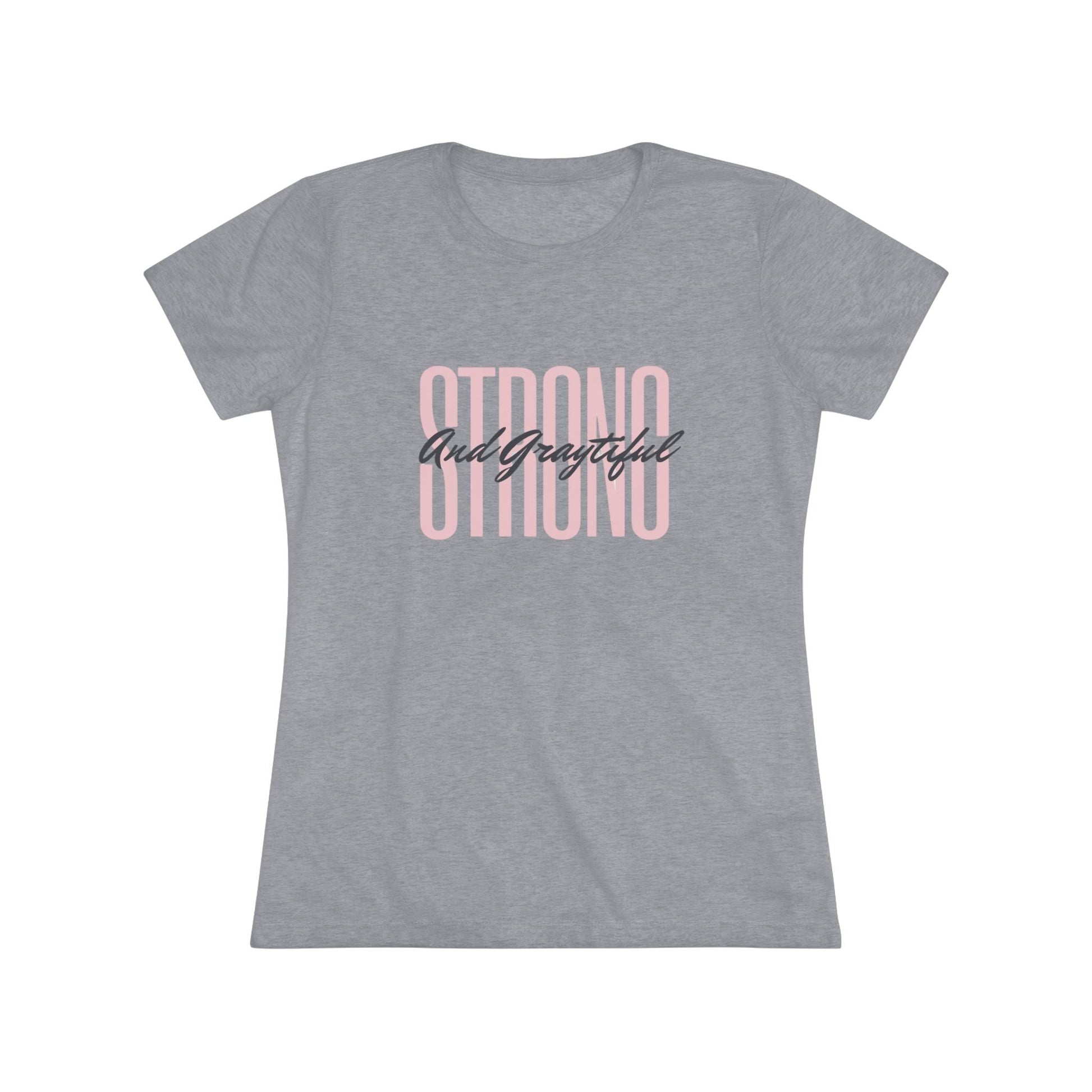 Strong and Graytiful Women's Triblend Tee Grayceful LLC