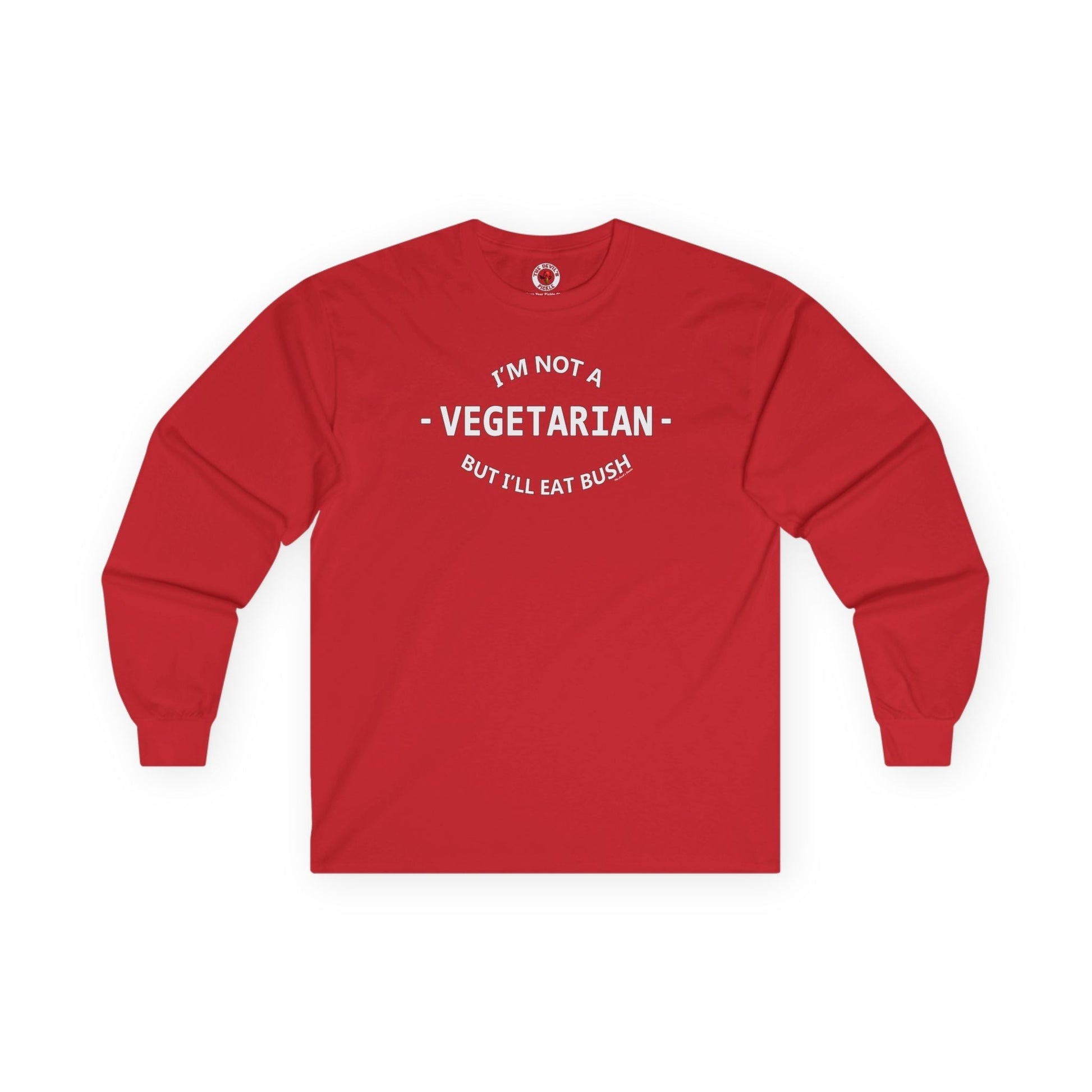 I'm Not A Vegetarian Long Sleeve Tee The Devil's Pickle