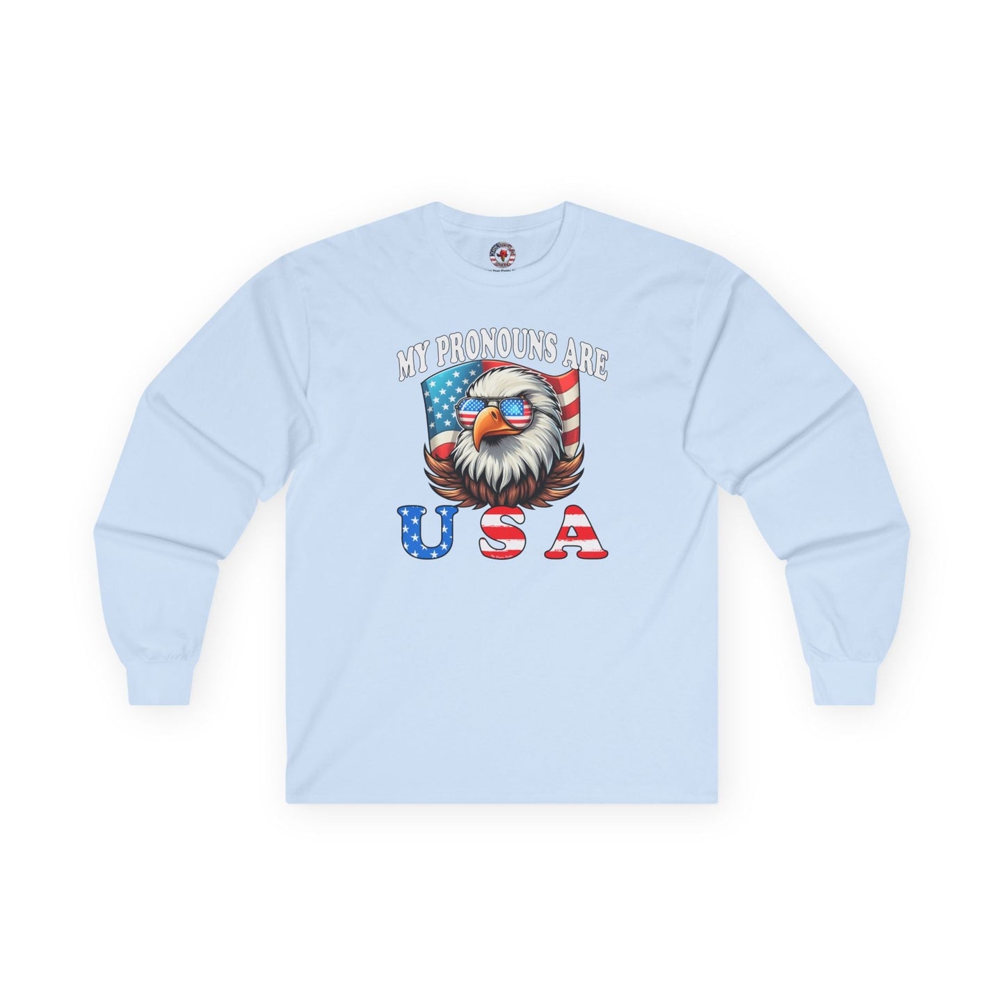 My Pronouns Are U.S.A Long Sleeve Tee The Devil's Pickle