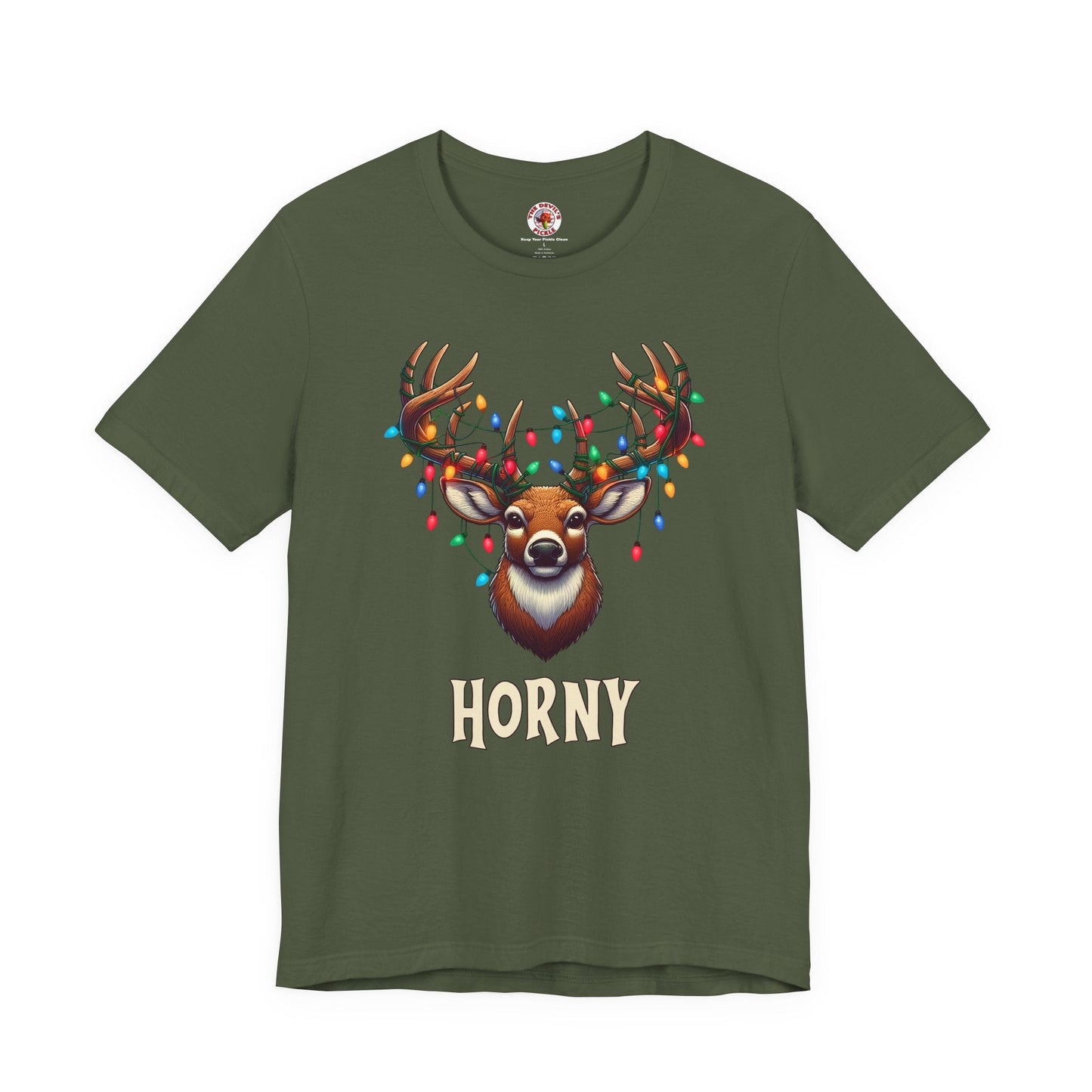 Horny Reindeer T-Shirt The Devil's Pickle