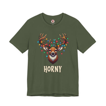 Horny Reindeer T-Shirt The Devil's Pickle