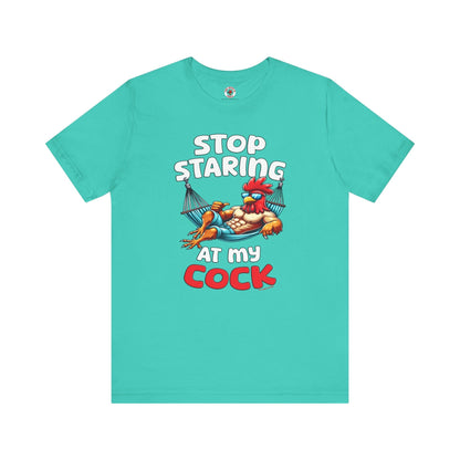Stop Staring at My Cock T-Shirt The Devil's Pickle