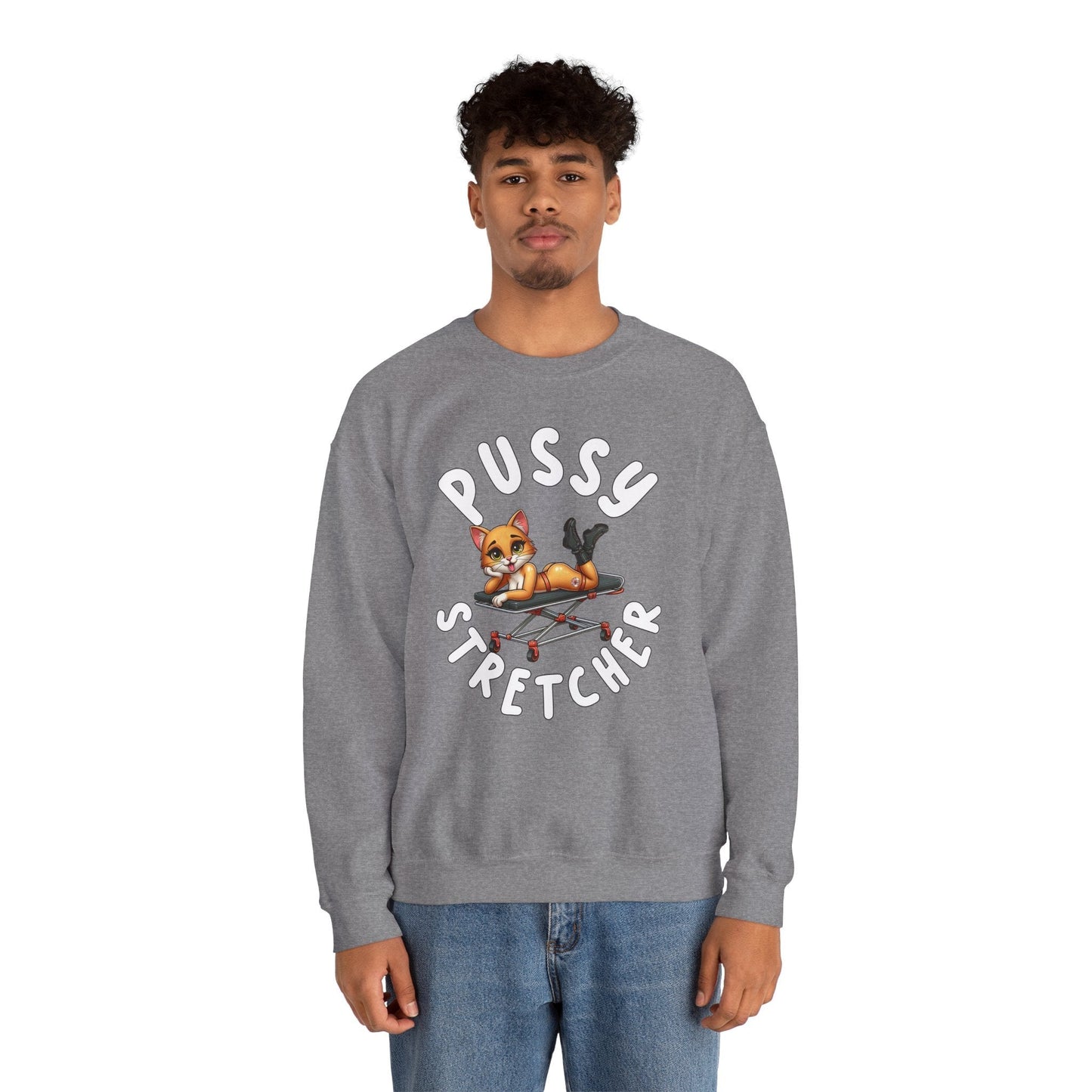 Pussy Stretcher Crewneck Sweatshirt The Devil's Pickle