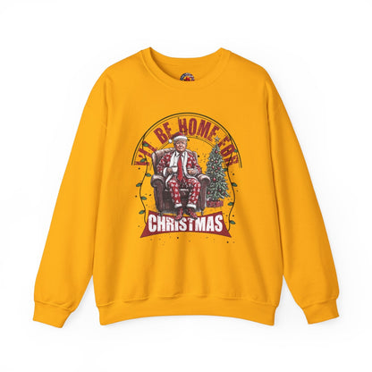 I'll Be Home For Christmas Crewneck Sweatshirt The Devil's Pickle