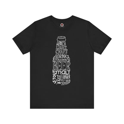 Beer Bottle of Words T-Shirt The Devil's Pickle